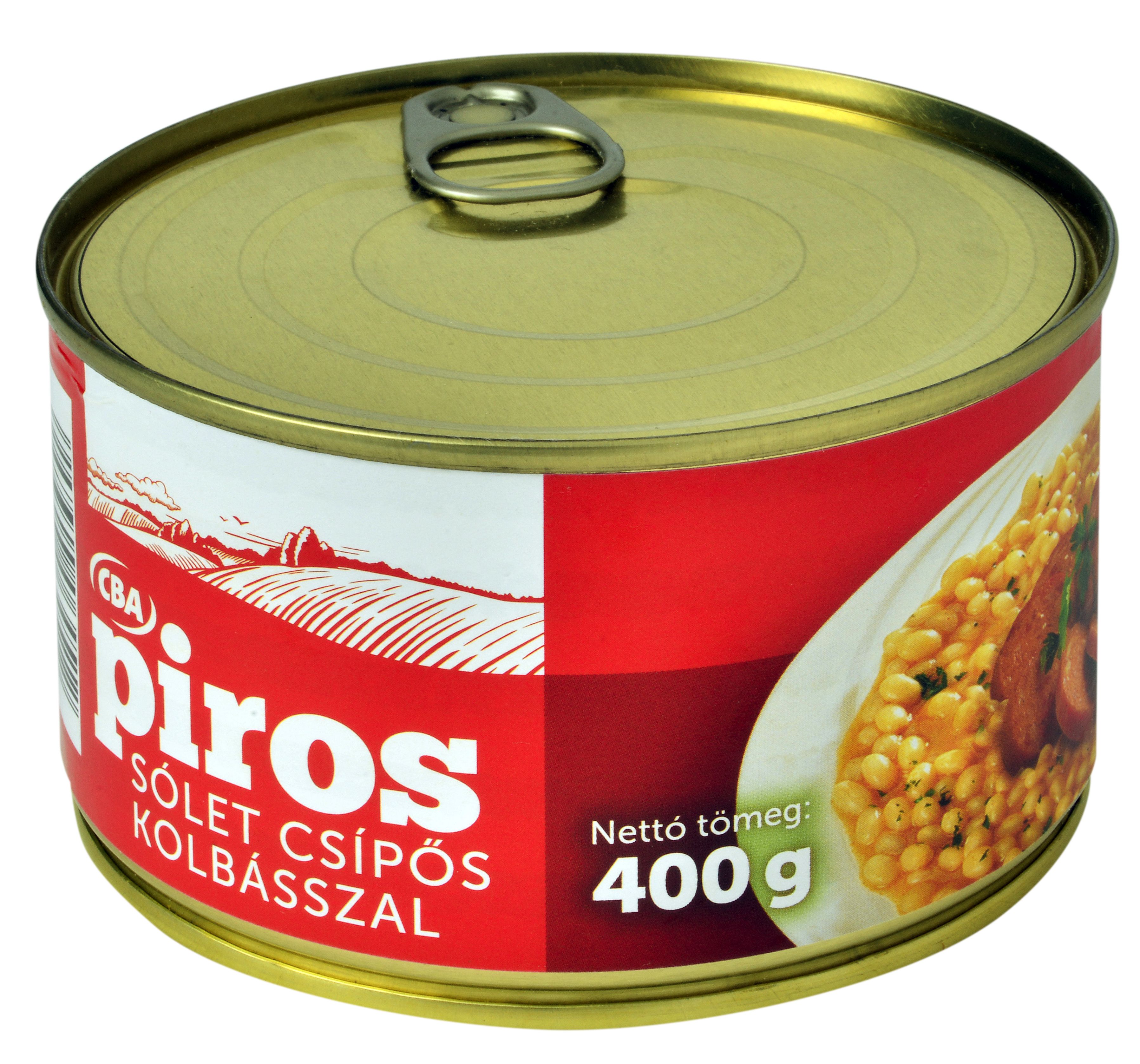 CBA Piros Sólet csípős kolbásszal 400g